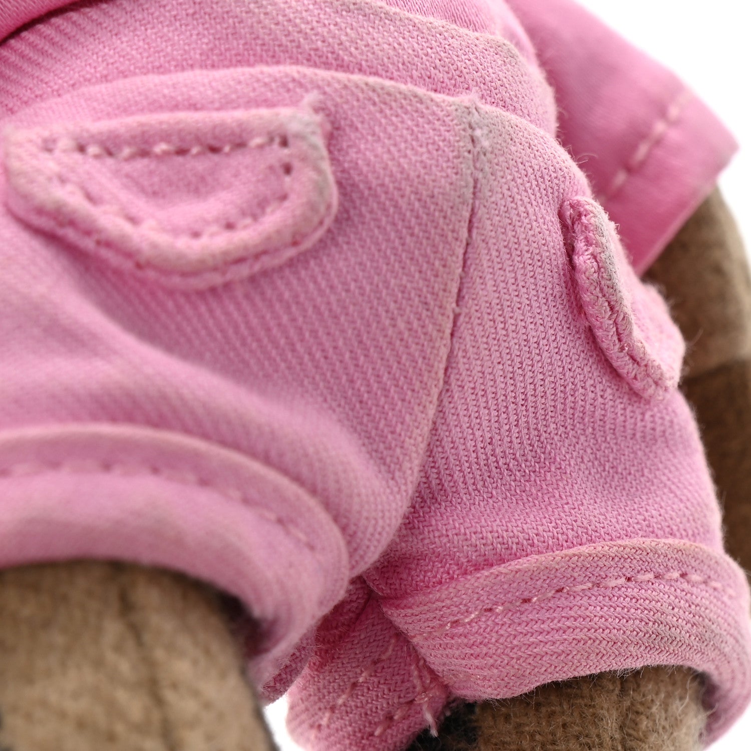 Burberry Cashmere Thomas Angel Jacket Teddy Bear Keychain Charm Pink 6 of 8