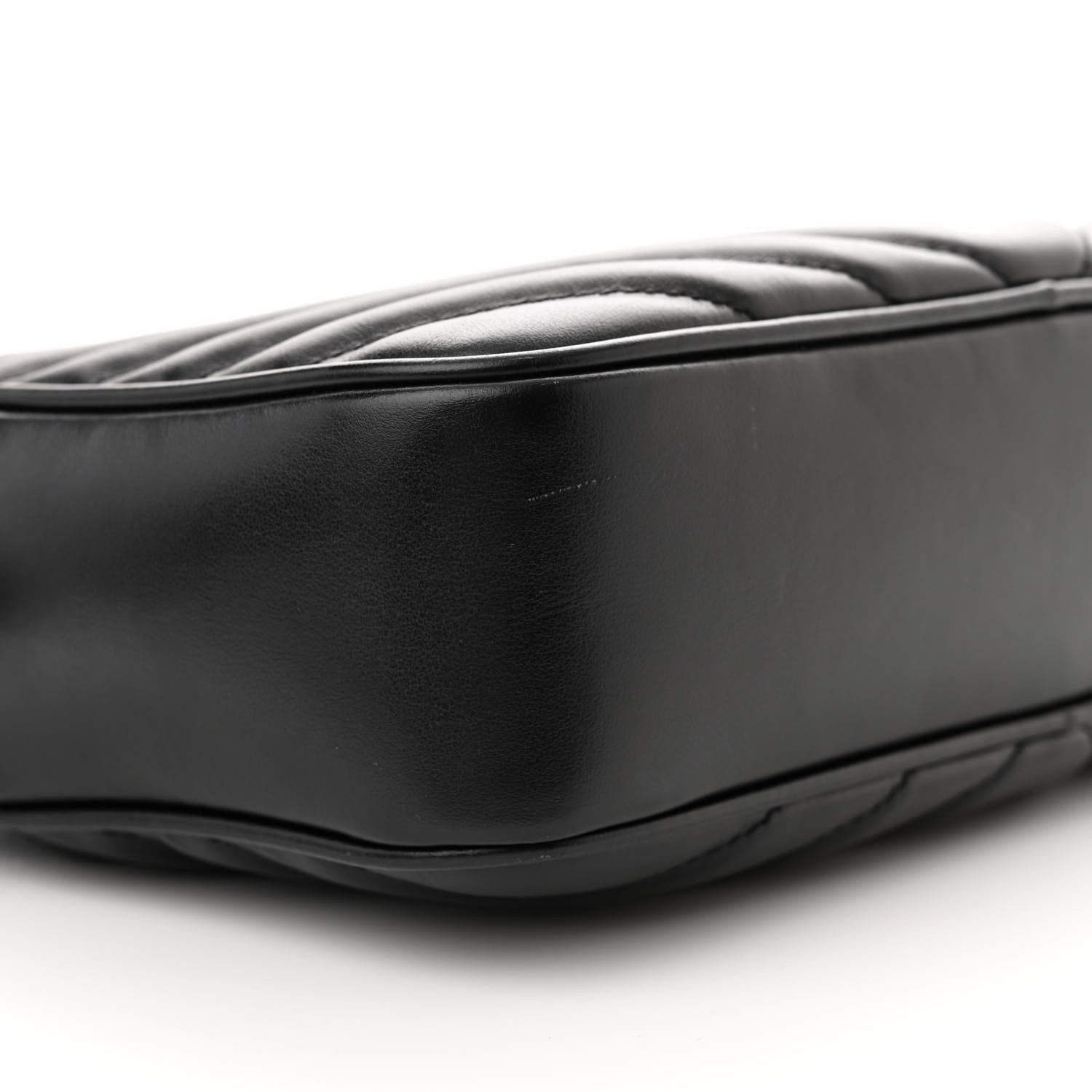 Saint Laurent Calfskin Matelasse Monogram Lou Camera Bag Black 9 of 14