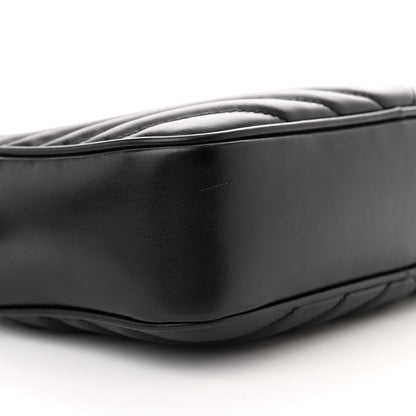 Saint Laurent Calfskin Matelasse Monogram Lou Camera Bag Black 9 of 14