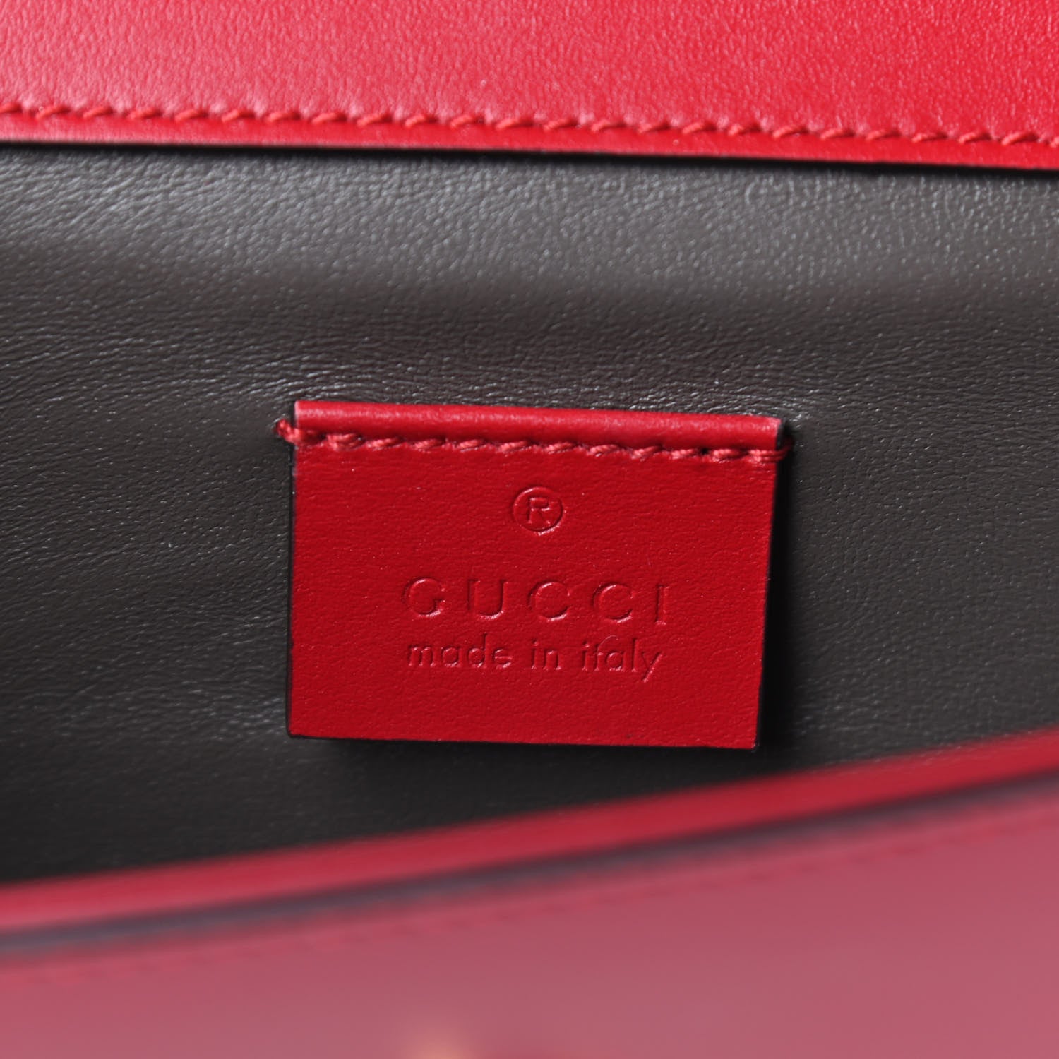 Gucci Smooth Calfskin Mini Zumi Shoulder Bag Hibiscus Red 6 of 10