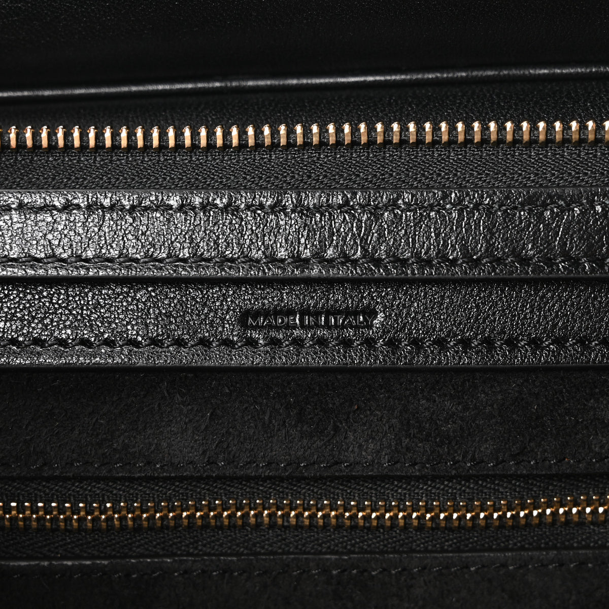 Supple Shiny Lambskin Little New Luggage Black