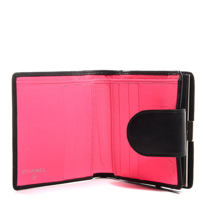 Chanel Calfskin Quilted Cambon Bi-Fold Wallet Black 5 of 7