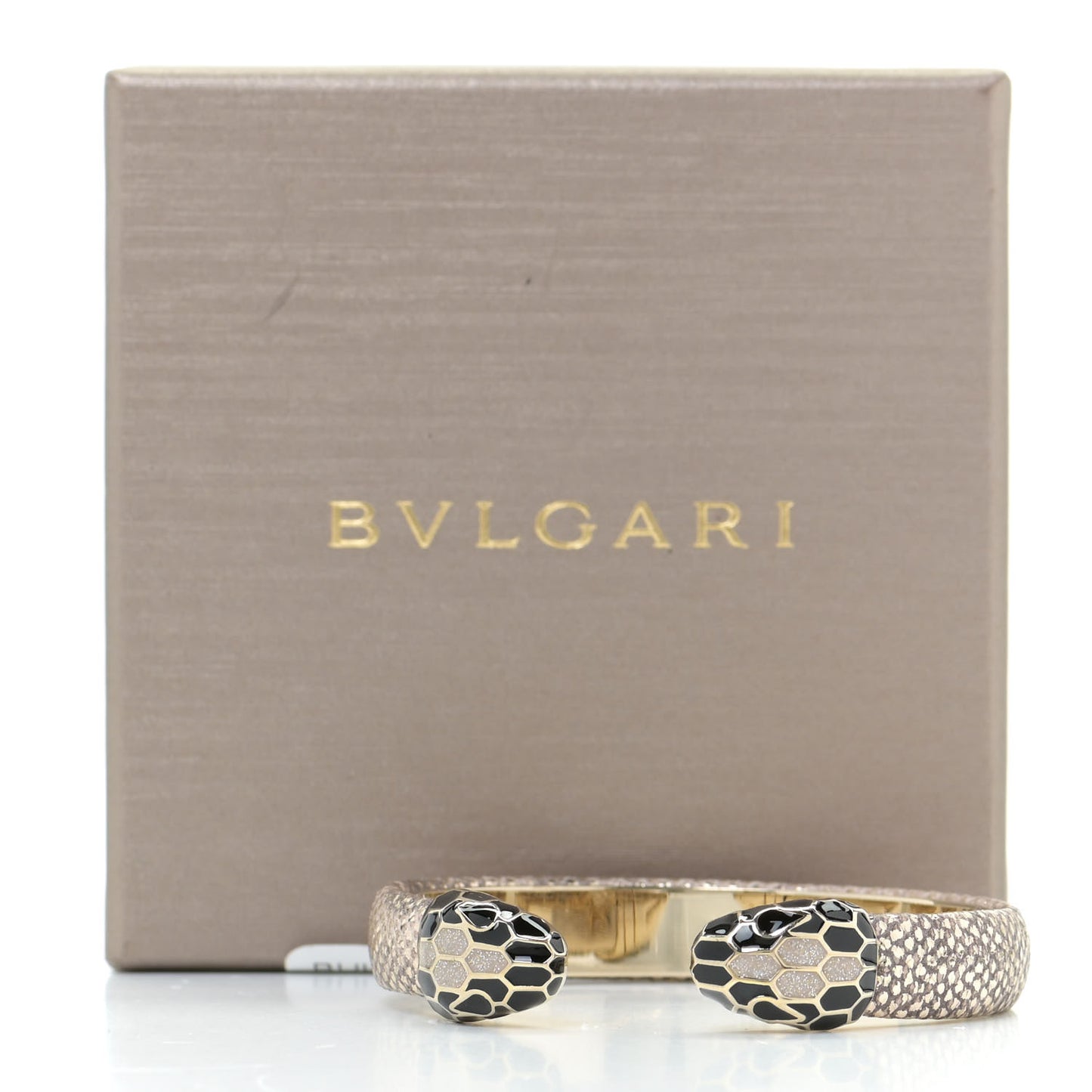 Metallic Karung Serpenti Forever Bracelet