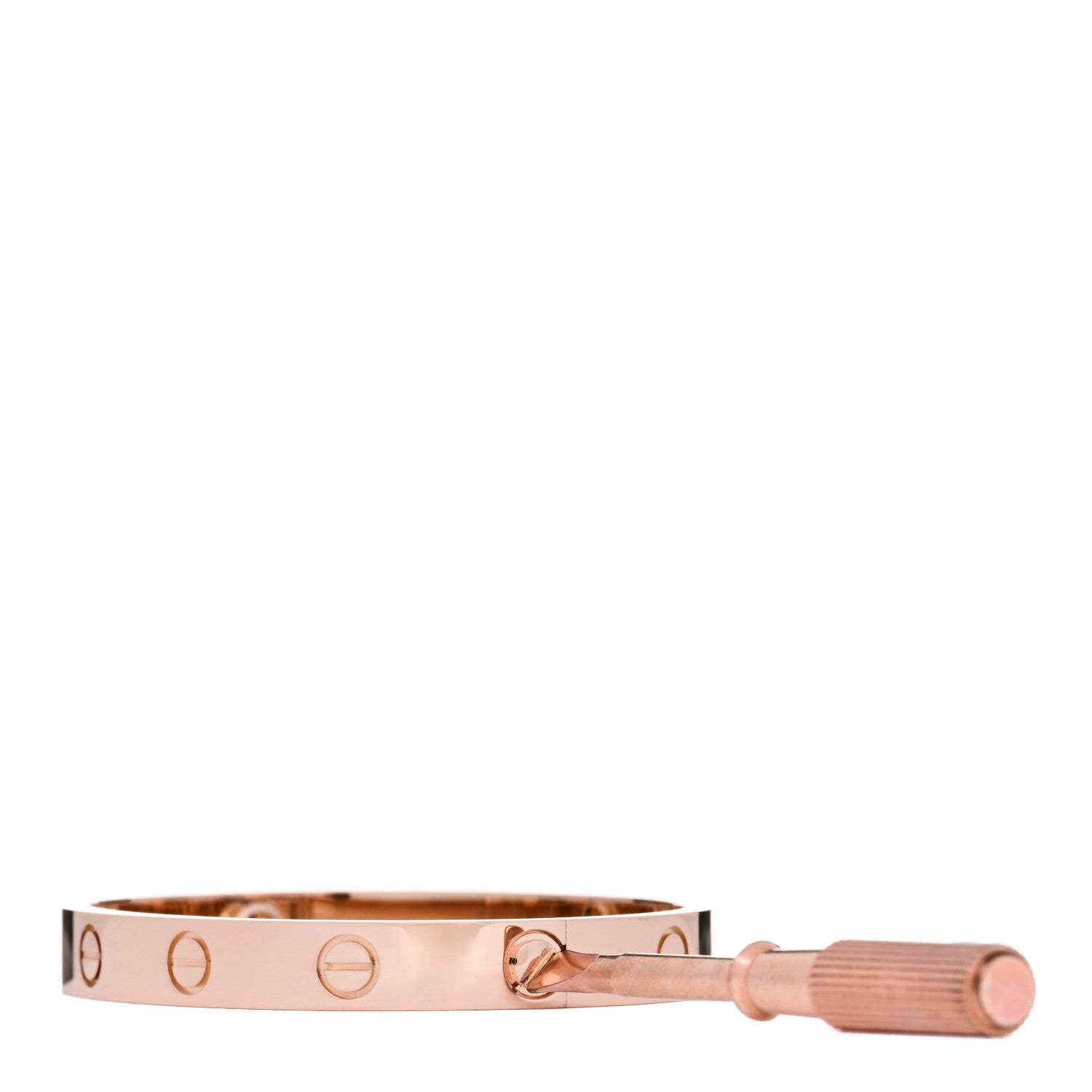 Cartier 18K Pink Gold LOVE Bracelet 15 3 of 9