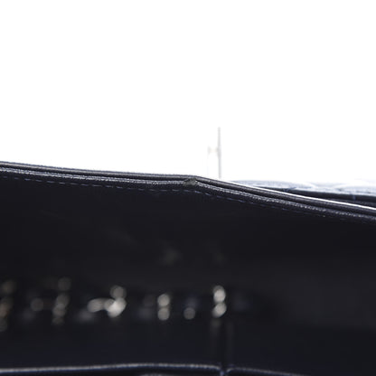 Chanel Lambskin Quilted Medium Double Flap Navy 15 of 15