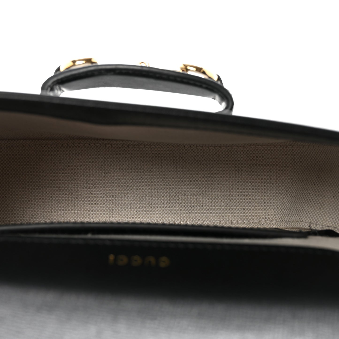 Azalea Calfskin Web Mini Horsebit 1955 Shoulder Bag Black