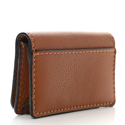 Chloe Grained Calfskin Marcie Compact Wallet Tan 3 of 9