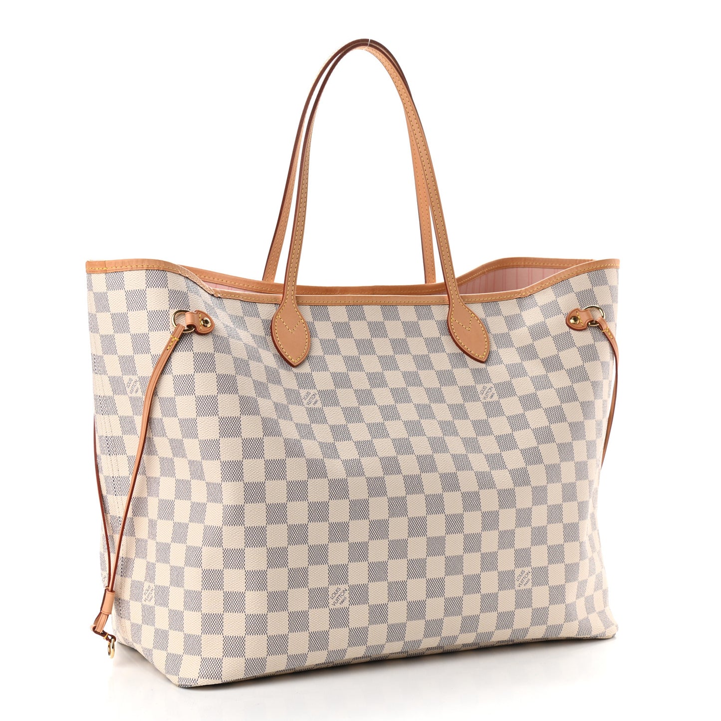 Damier Azur Neo Neverfull GM Rose Ballerine