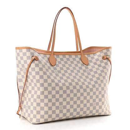 Louis Vuitton Damier Azur Neo Neverfull GM Rose Ballerine 3 of 11