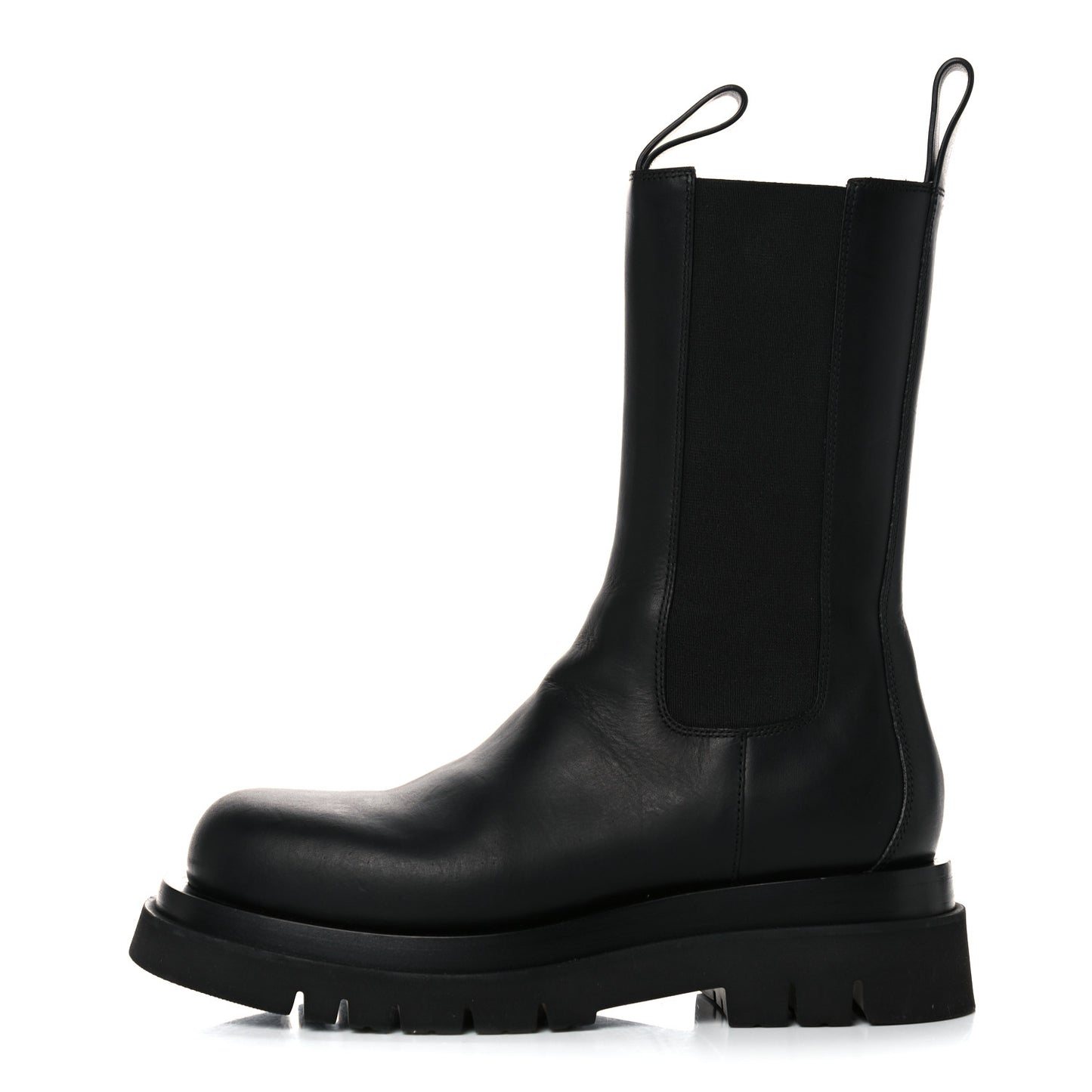 Calfskin The Lug Chelsea Boots 37.5 Black