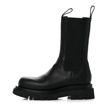 Bottega Veneta Calfskin The Lug Chelsea Boots 37.5 Black 1 of 16