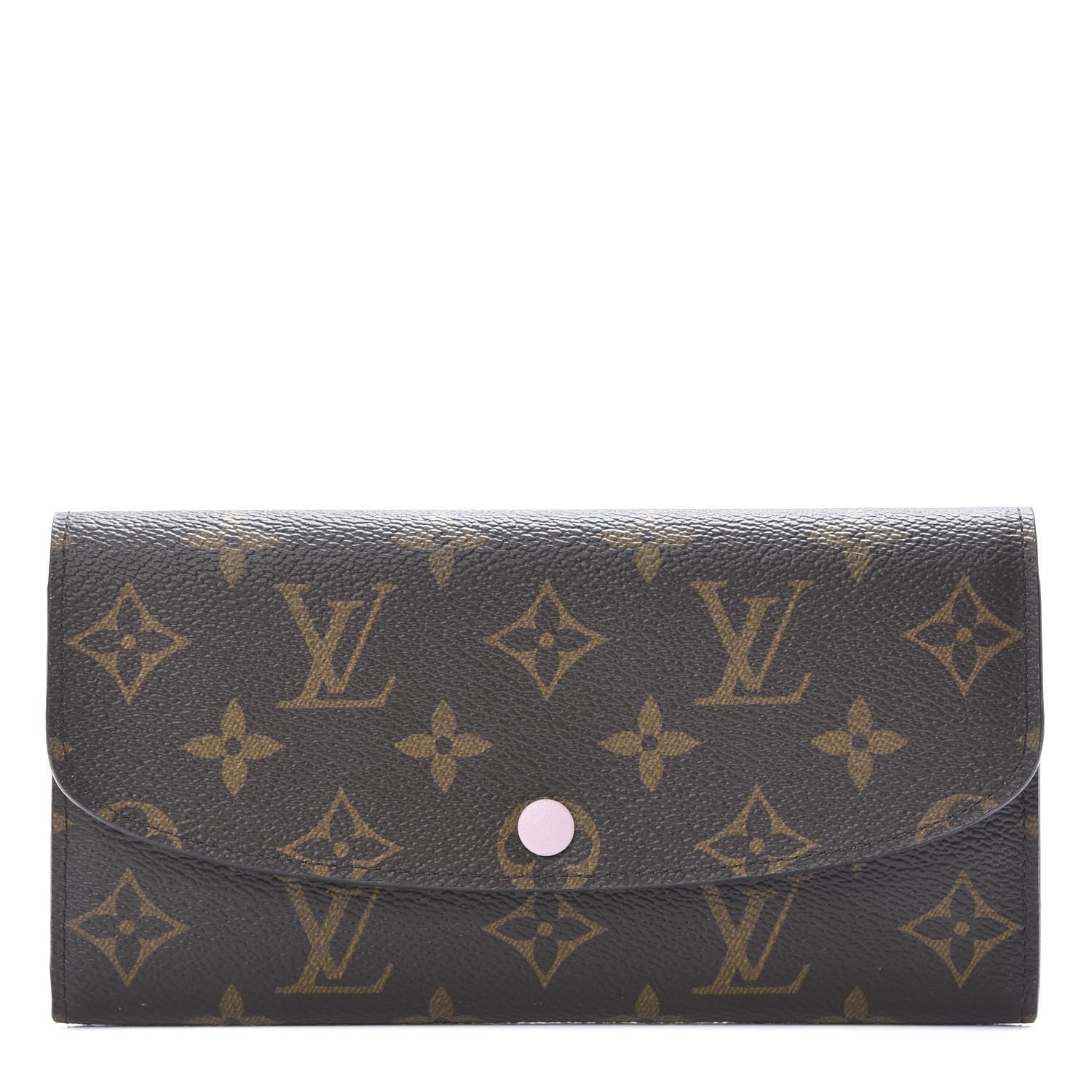 Louis Vuitton Monogram Emilie Wallet Rose Ballerine 1 of 8