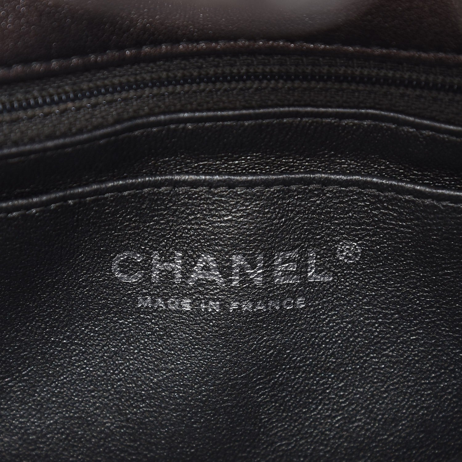 Chanel Metallic Lambskin Perforated Mini Rectangular Flap Grey 6 of 12
