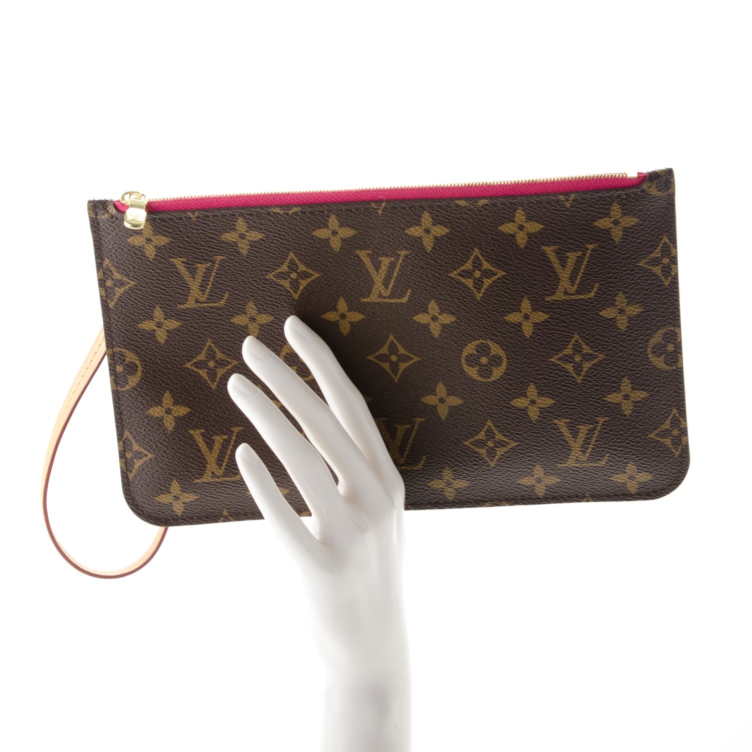 Louis Vuitton Monogram Neverfull MM GM Pochette Pivoine 2 of 8