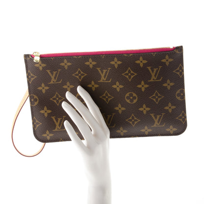 Louis Vuitton Monogram Neverfull MM GM Pochette Pivoine 2 of 8