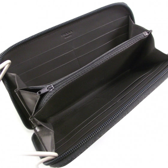 Calfskin Zip Around Wallet