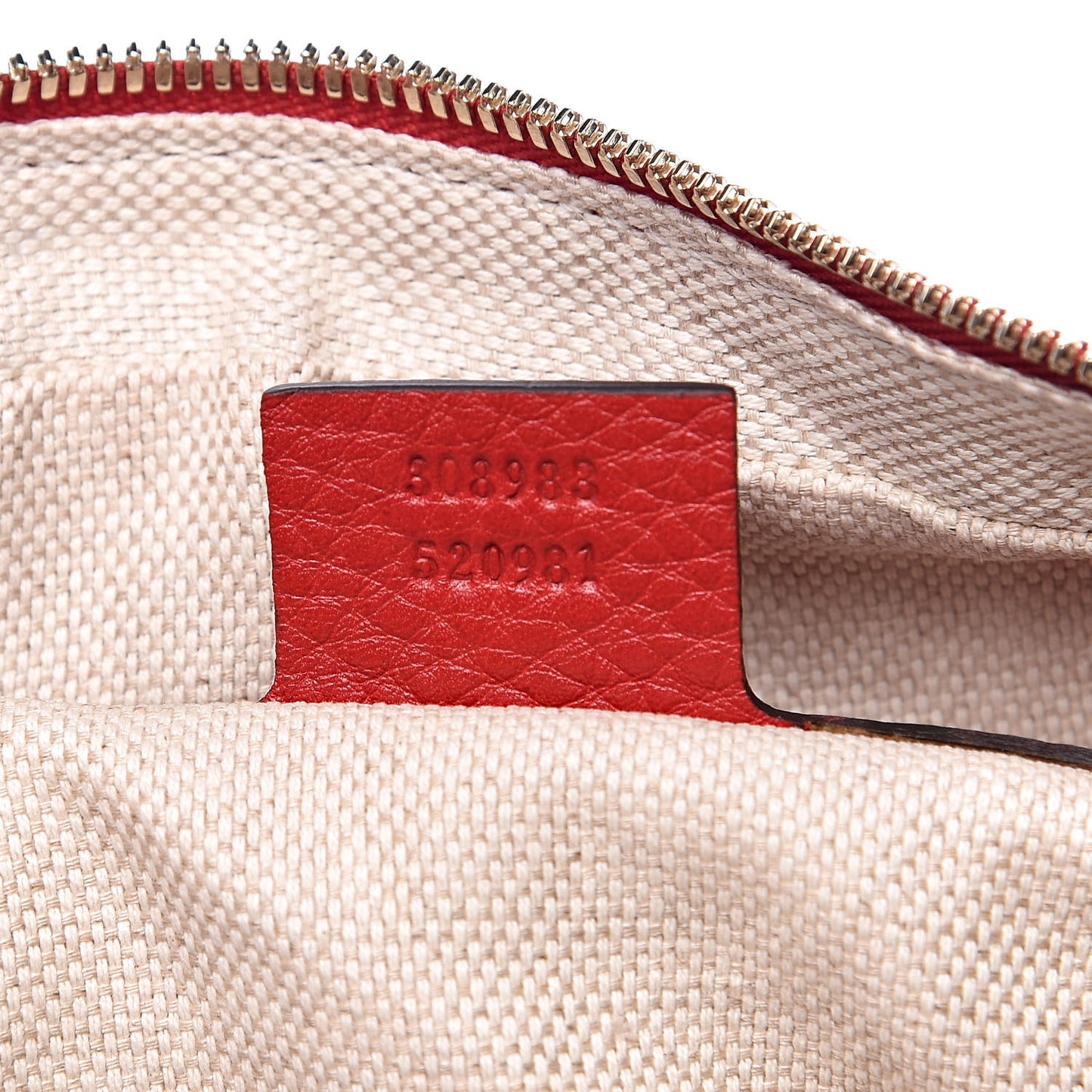 Pebbled Calfskin Small Soho Bowler Tabasco Red