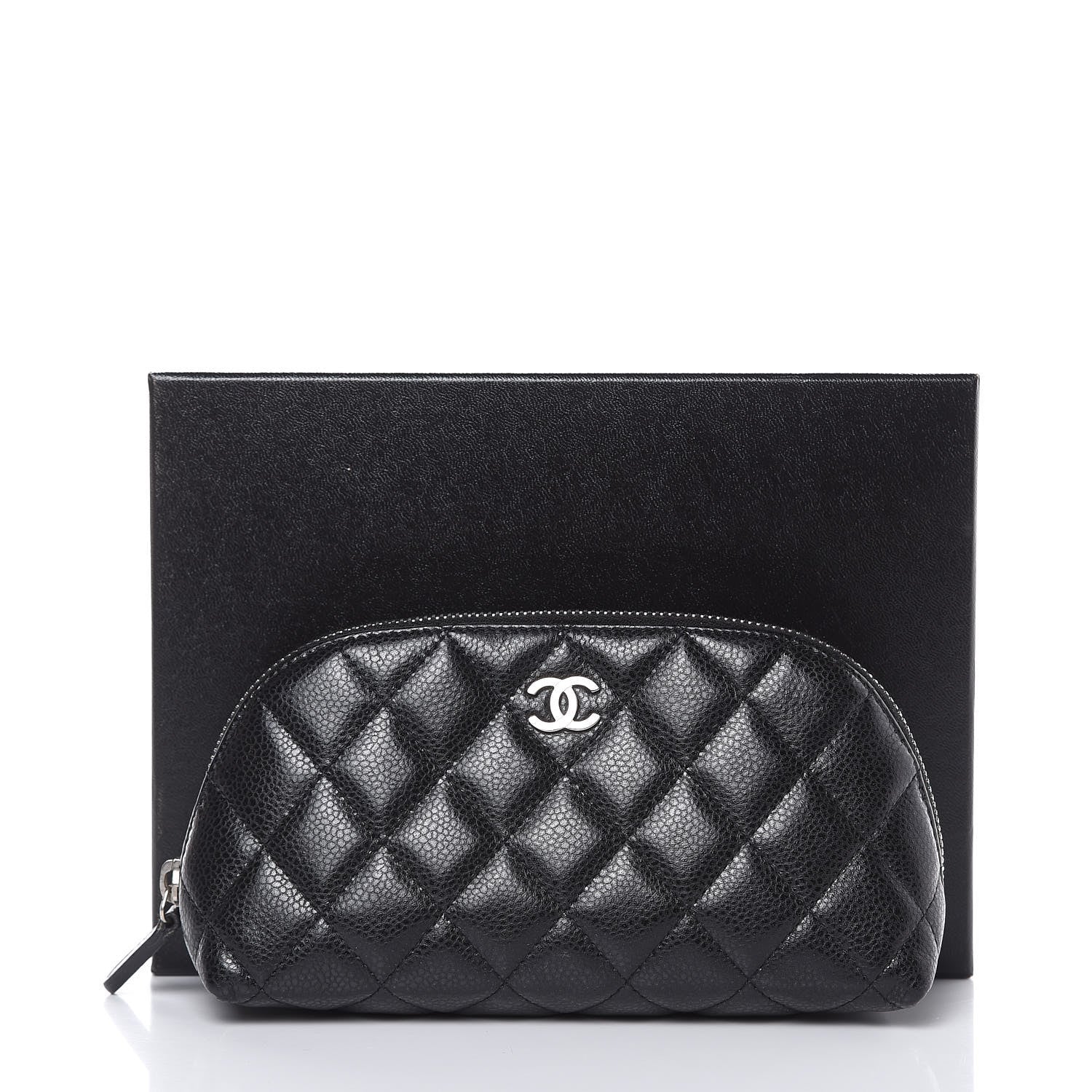 Chanel Caviar Quilted Cosmetic Case Black 12 of 12