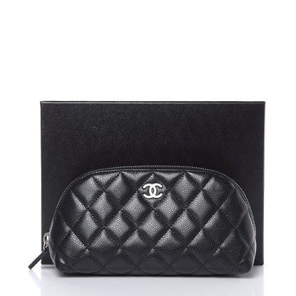 Chanel Caviar Quilted Cosmetic Case Black 12 of 12