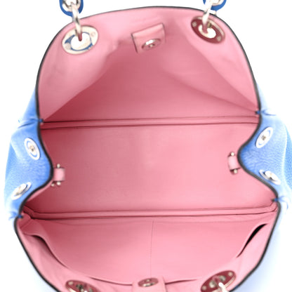 Christian Dior Bullcalf Medium Diorissimo Tote Bleu Nosy Rose Tendre 6 of 18