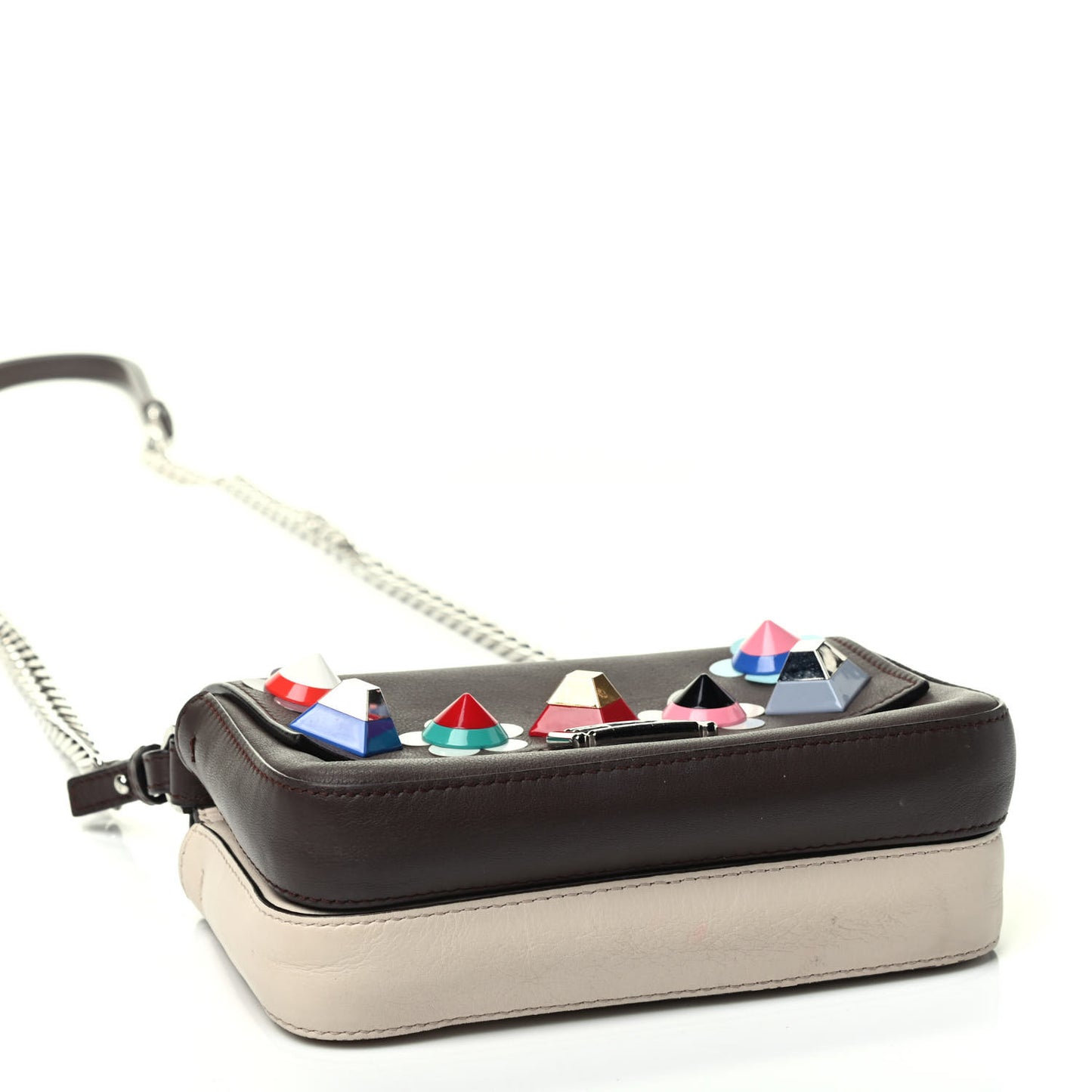 Crystal Flowerland Micro Double Baguette Brown