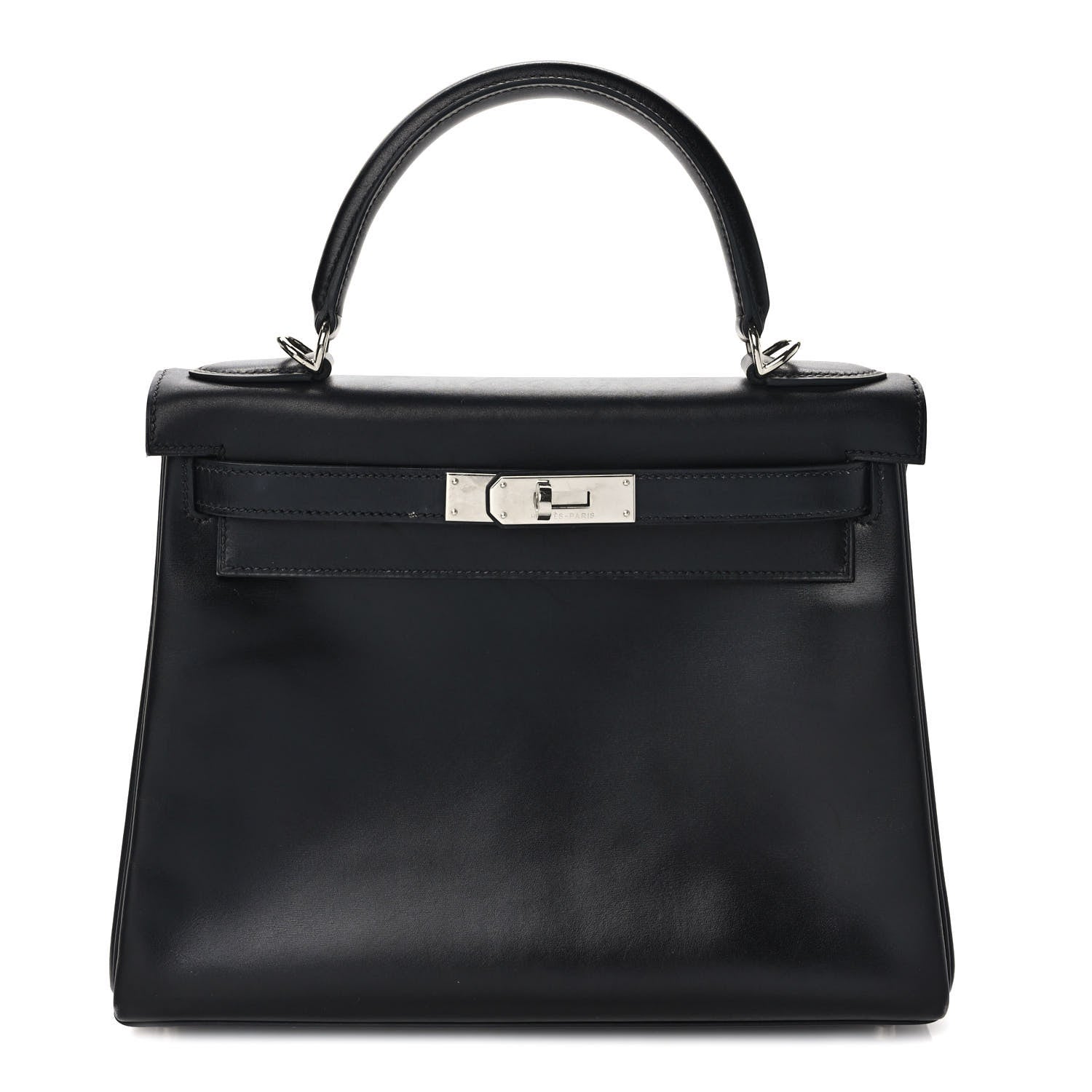 Hermes Box Kelly Retourne 28 Black 1 of 11