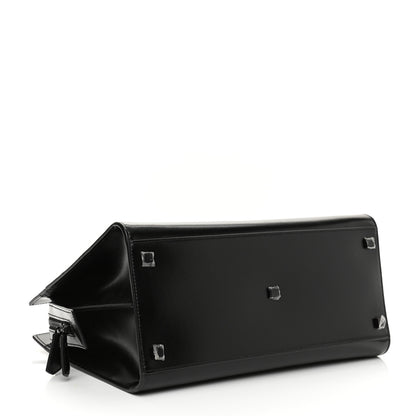Saint Laurent Shiny Calfskin Medium Uptown Tote Black 4 of 12