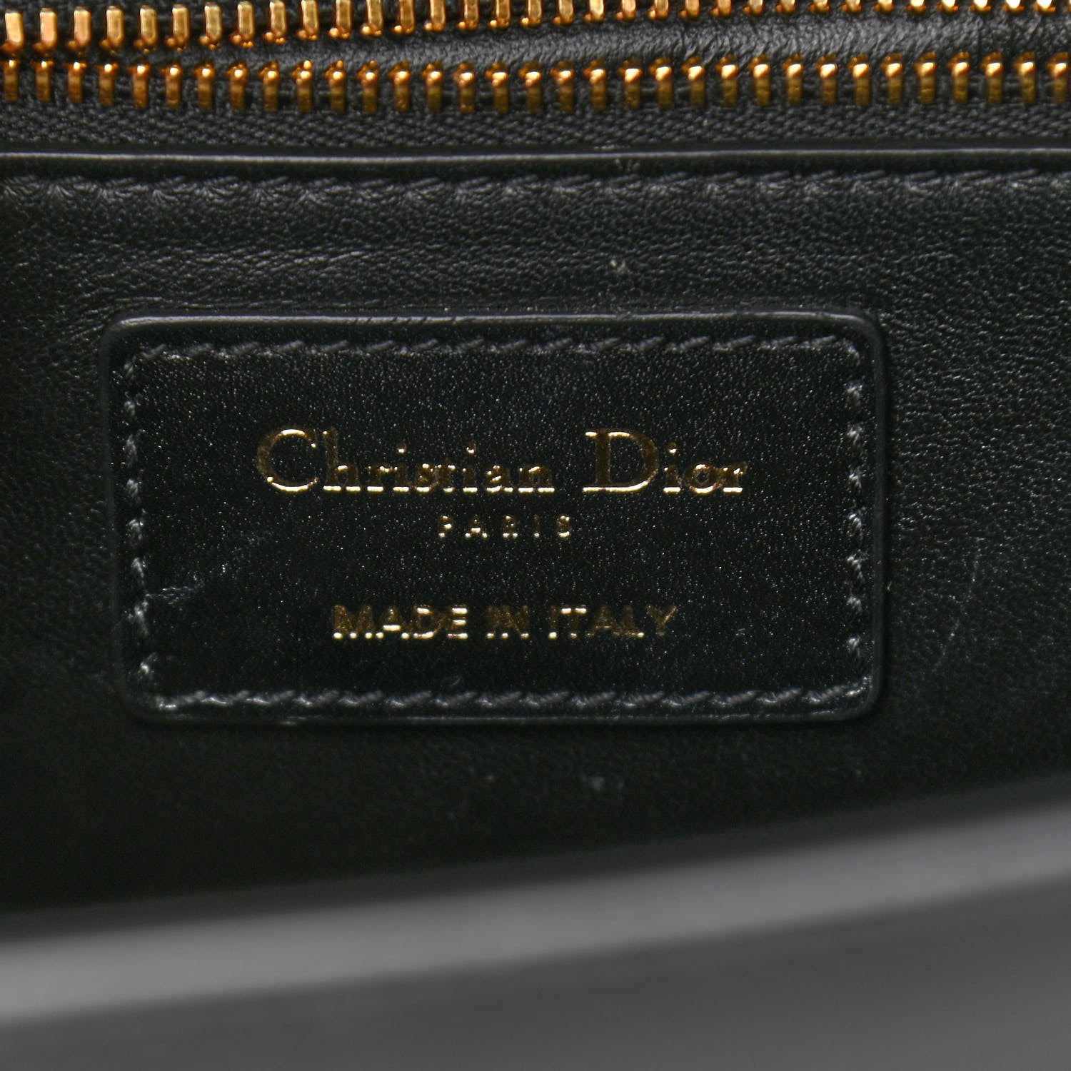 Christian Dior Smooth Calfskin 30 Montaigne Flap Bag Black 6 of 11