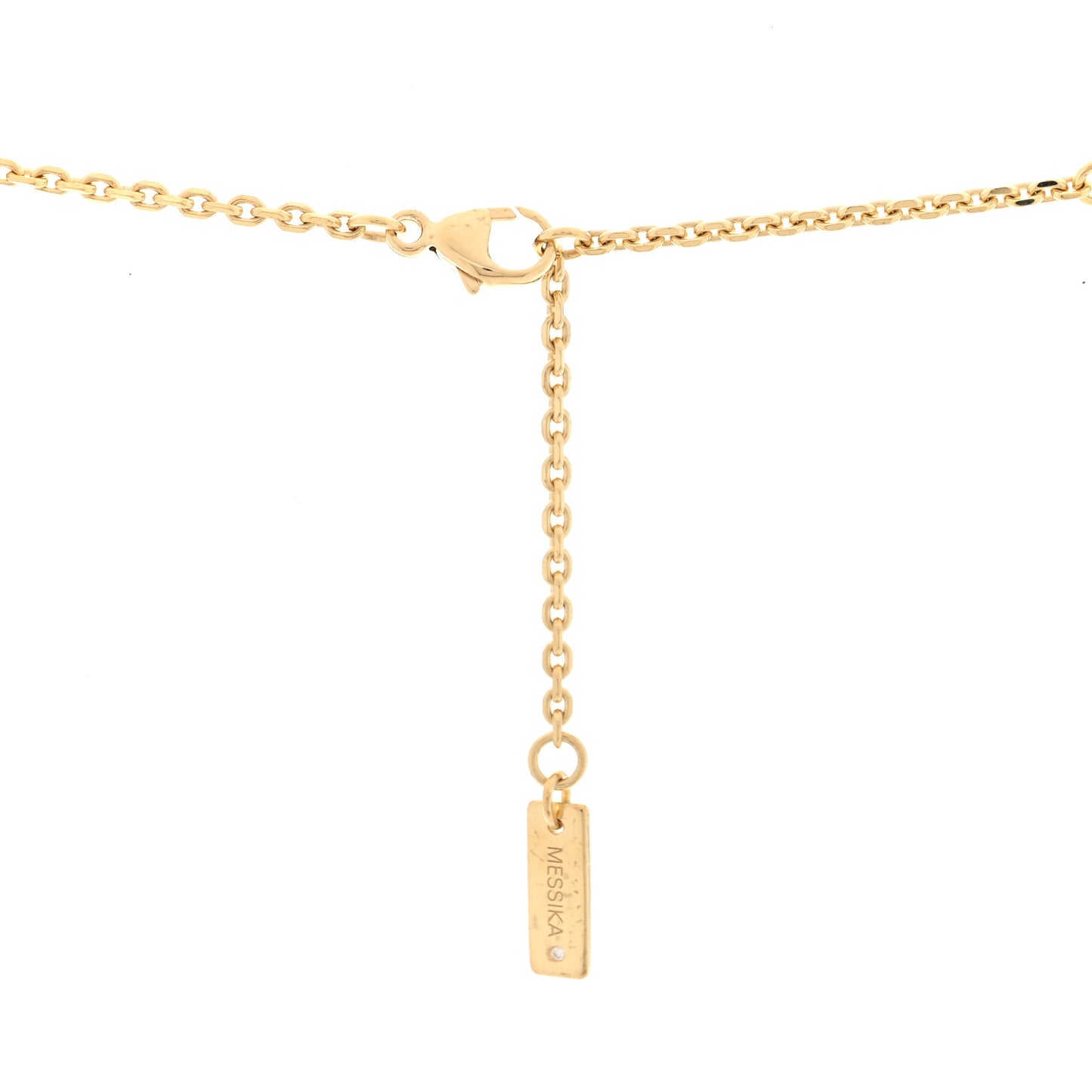18K Yellow Gold Diamond Medium Lucky Move Pendant Necklace