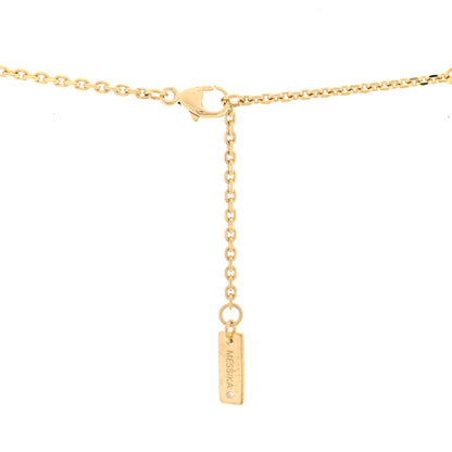 Messika 18K Yellow Gold Diamond Medium Lucky Move Pendant Necklace 4 of 5