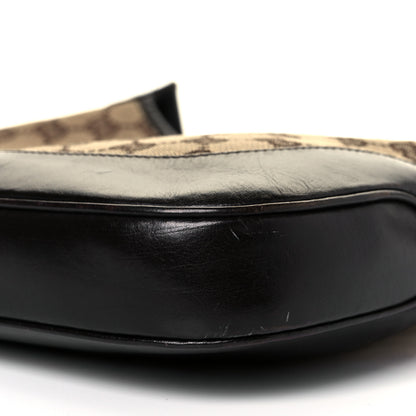 Gucci Monogram Web Jackie O Hobo Dark Brown 9 of 11