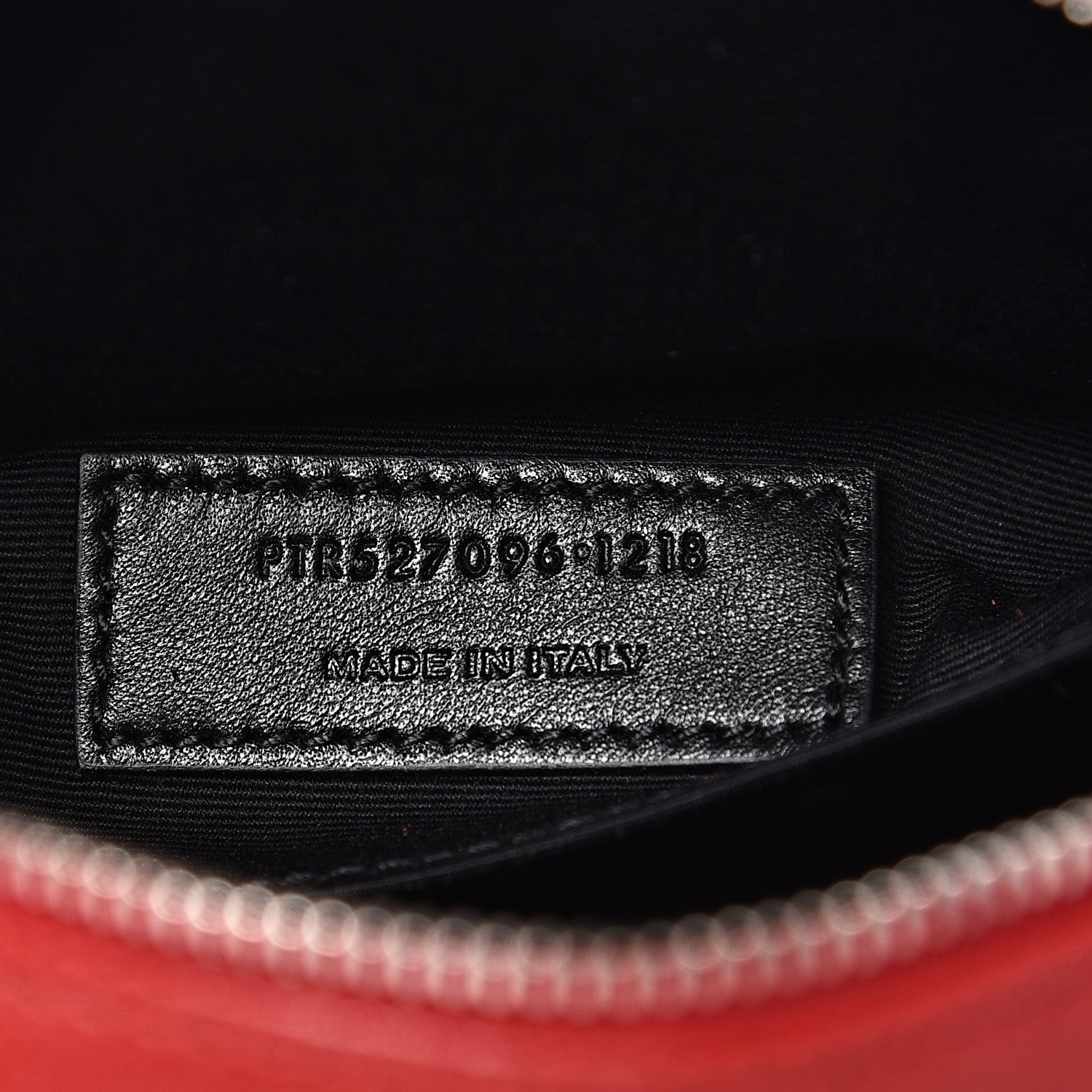 Saint Laurent Lambskin Monogram Lou Belt Bag Red 6 of 9