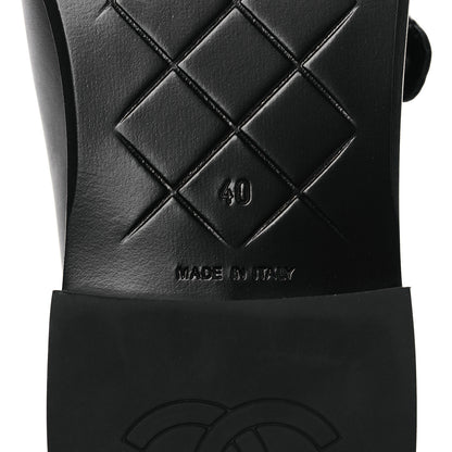 Chanel Calfskin CC Turnlock Moccasins 40 Black 8 of 11