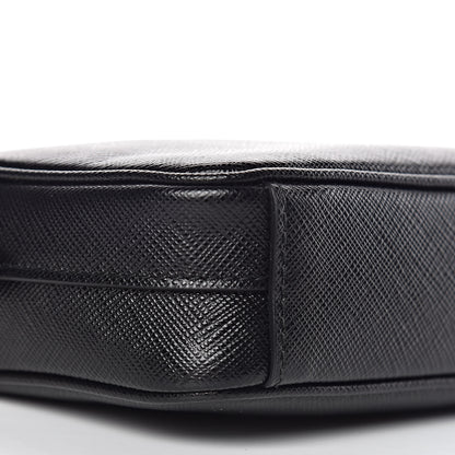 Prada Saffiano Lux Small Camera Crossbody Bag Black 8 of 9