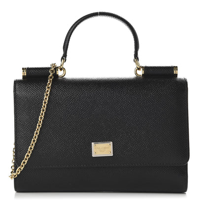 Dolce & Gabbana Dauphine Wallet On Chain Black 1 of 8