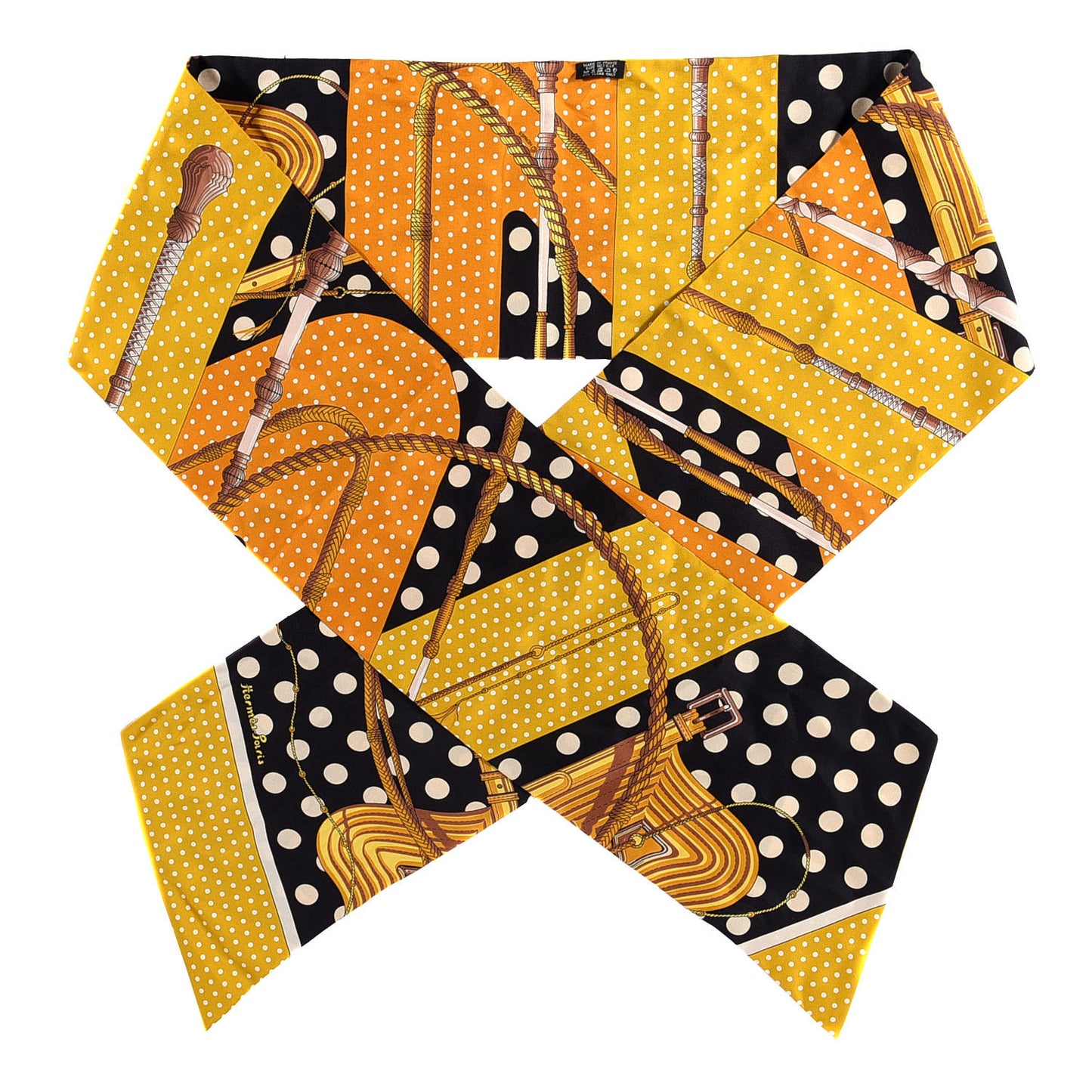 Silk Clic Clac a Pois Maxi Twilly