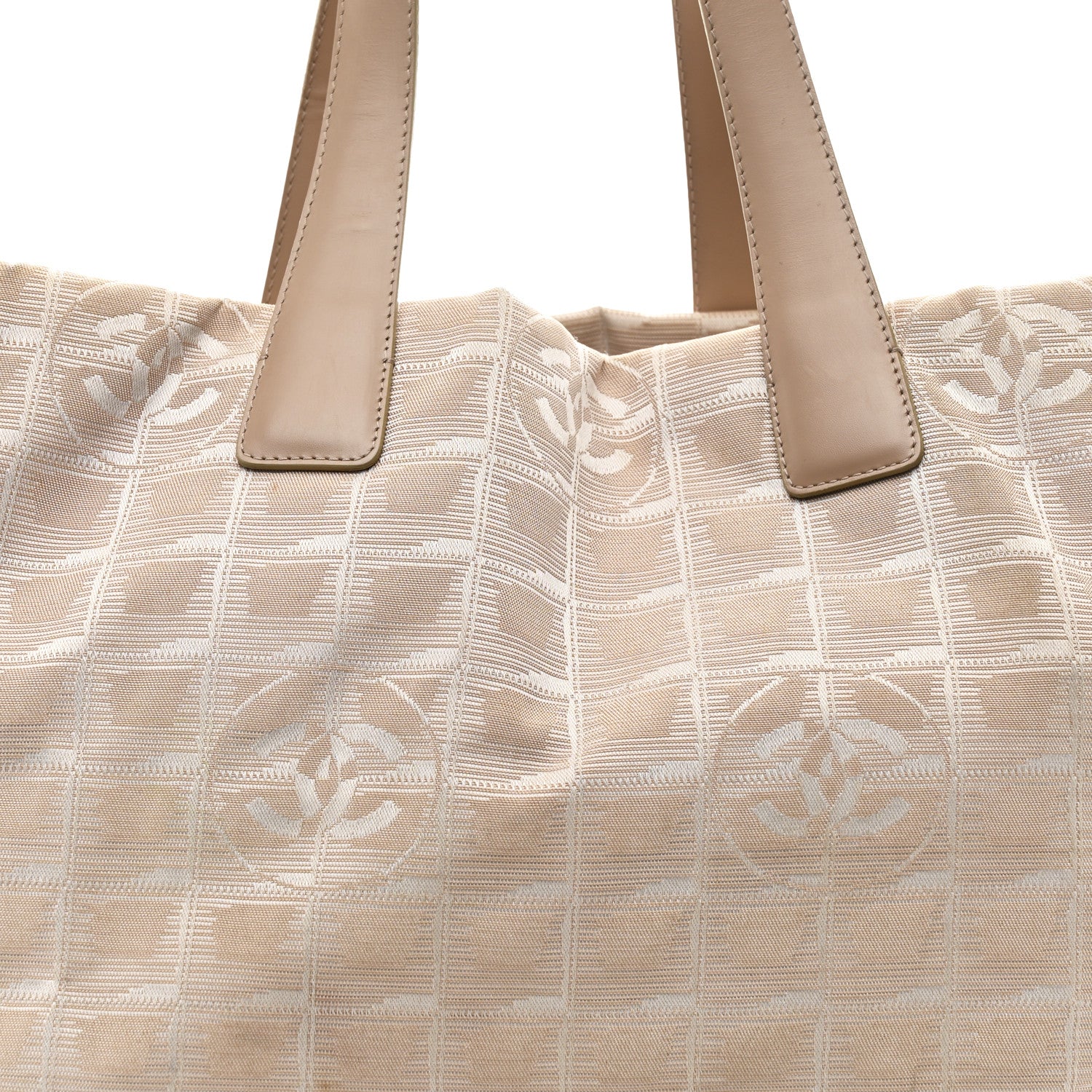 Chanel Nylon Medium Travel Tote Beige 15 of 23