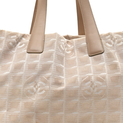 Chanel Nylon Medium Travel Tote Beige 15 of 23