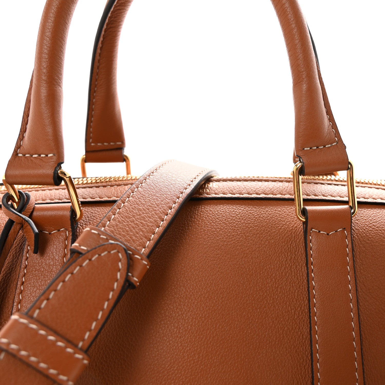 Celine Supple Calfskin Large Boston Bag Tan 8 of 10