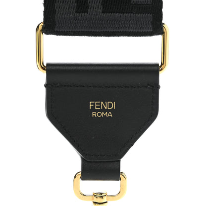 Fendi Ribbon Vitello King FF 1974 Adjustable Strap You Ghiaia Grigio Dark Asphalt 3 of 5
