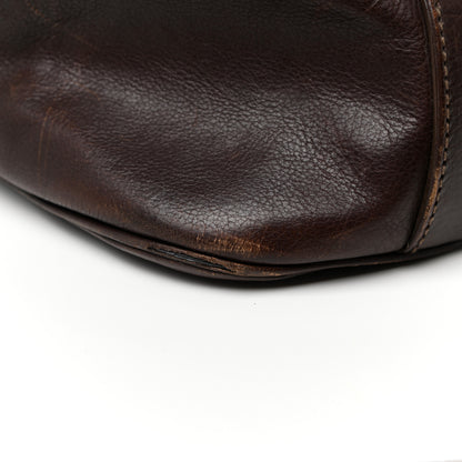 Saint Laurent Calfskin Oversized Muse Dark Brown 21 of 29