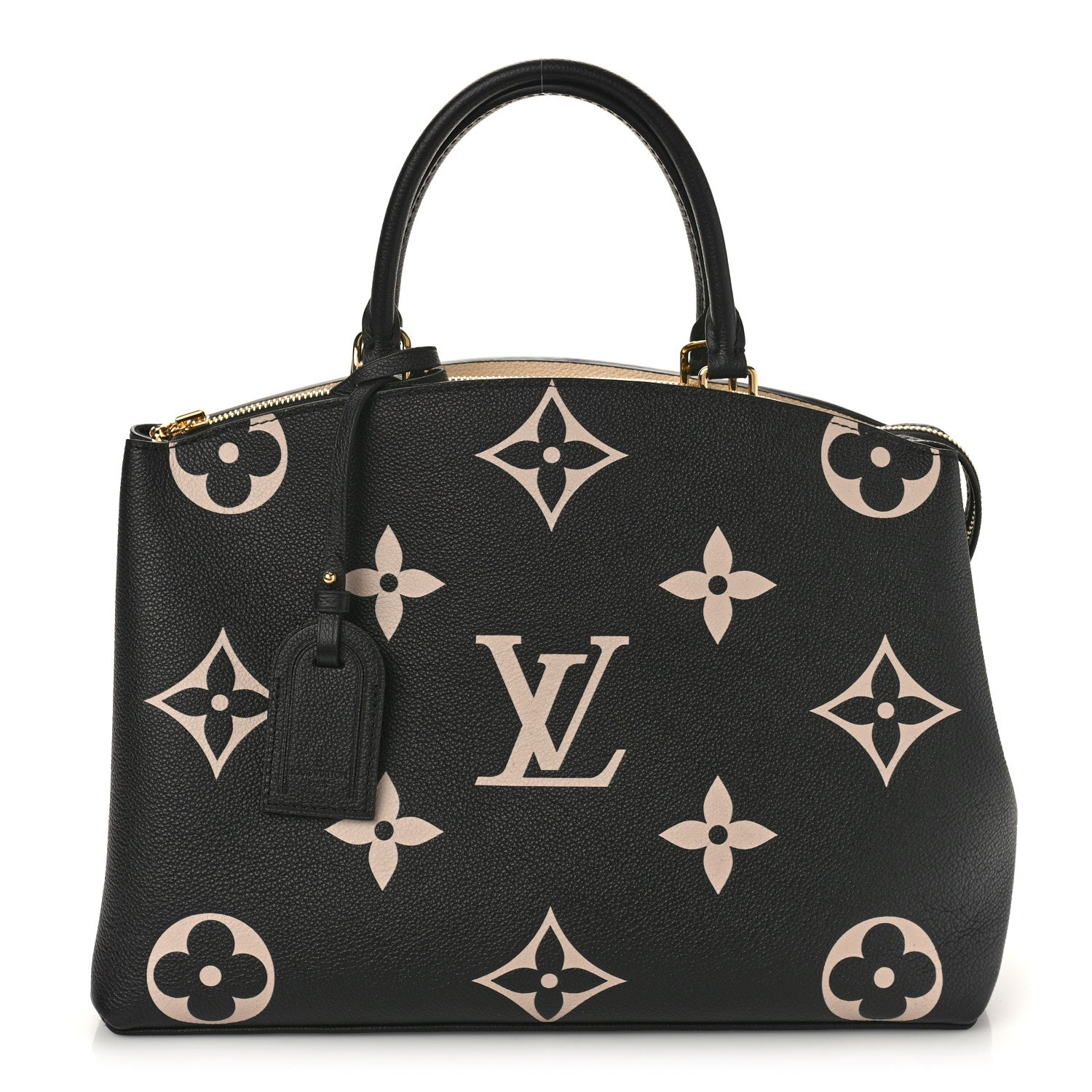 Louis Vuitton Empreinte Monogram Giant Petit Palais Black Beige 1 of 8