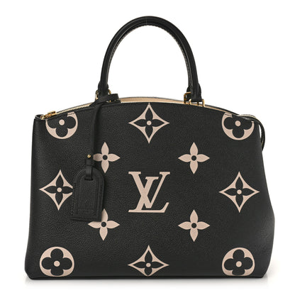 Louis Vuitton Empreinte Monogram Giant Petit Palais Black Beige 1 of 8