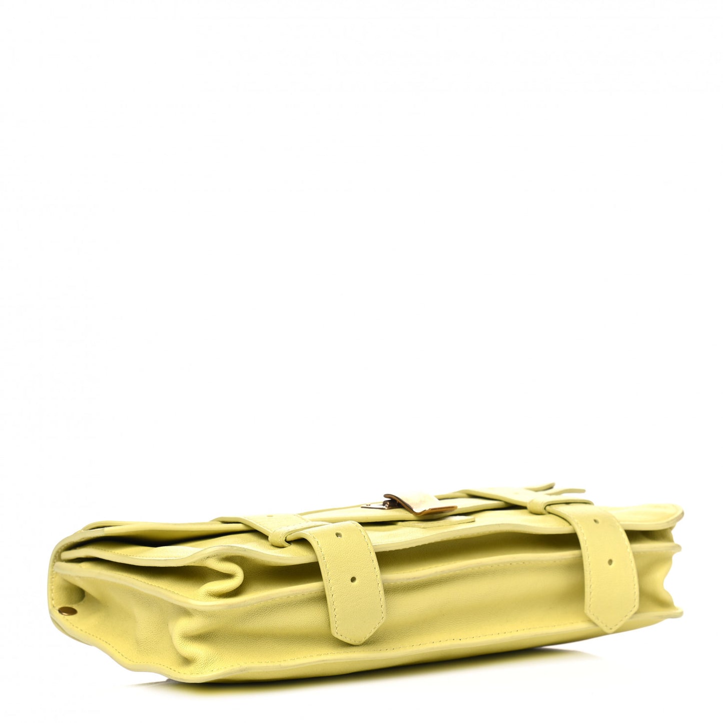 Lambskin PS1 Pochette Clutch Banana