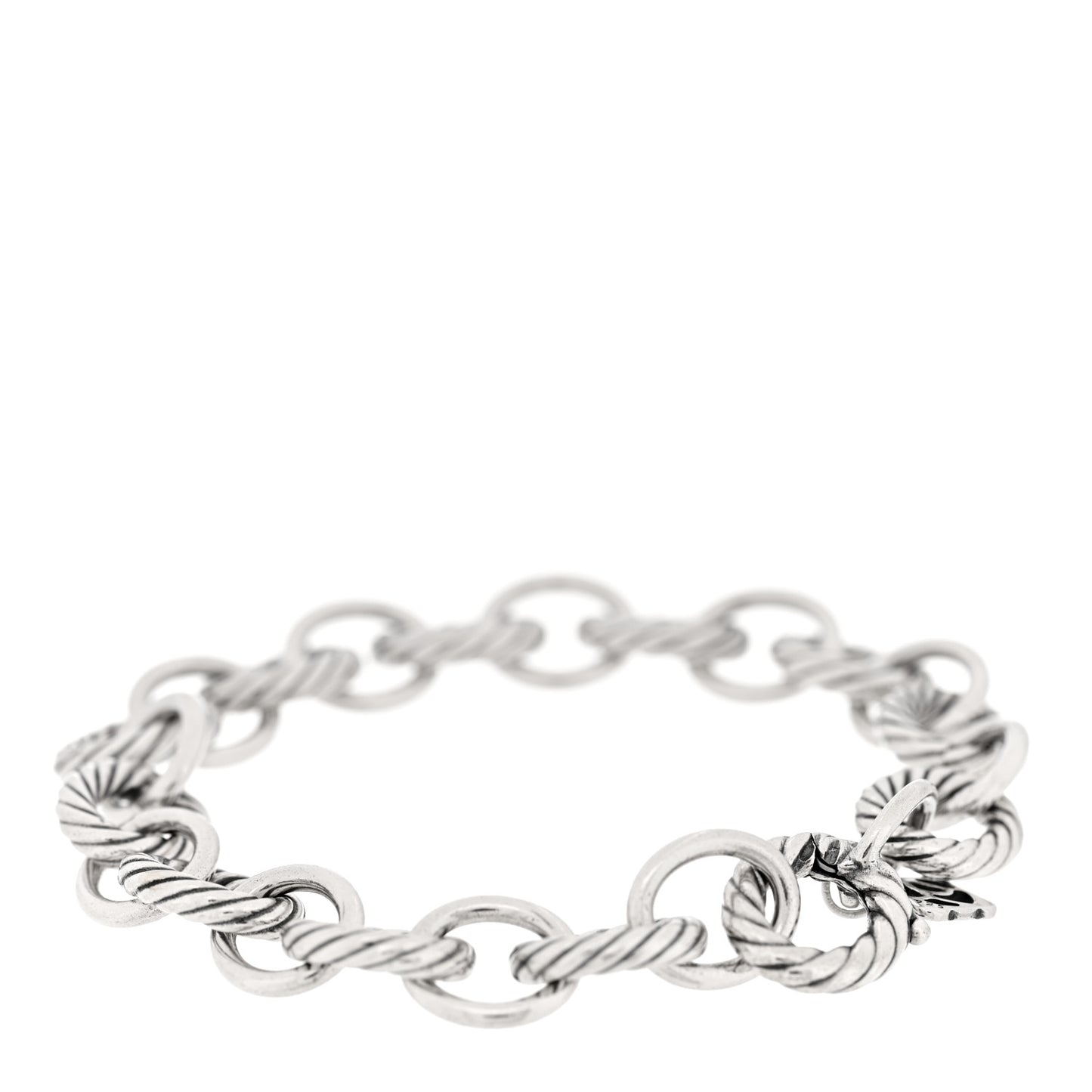 Sterling Silver 10mm Medium Oval Link Bracelet