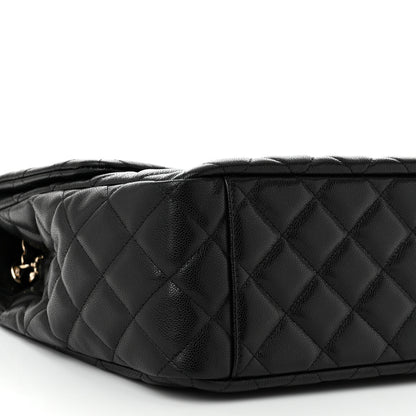 Chanel Caviar Quilted XXL Travel Flap Bag Black 9 of 11