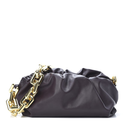 Bottega Veneta Calfskin The Pouch Chain Grape 1 of 11