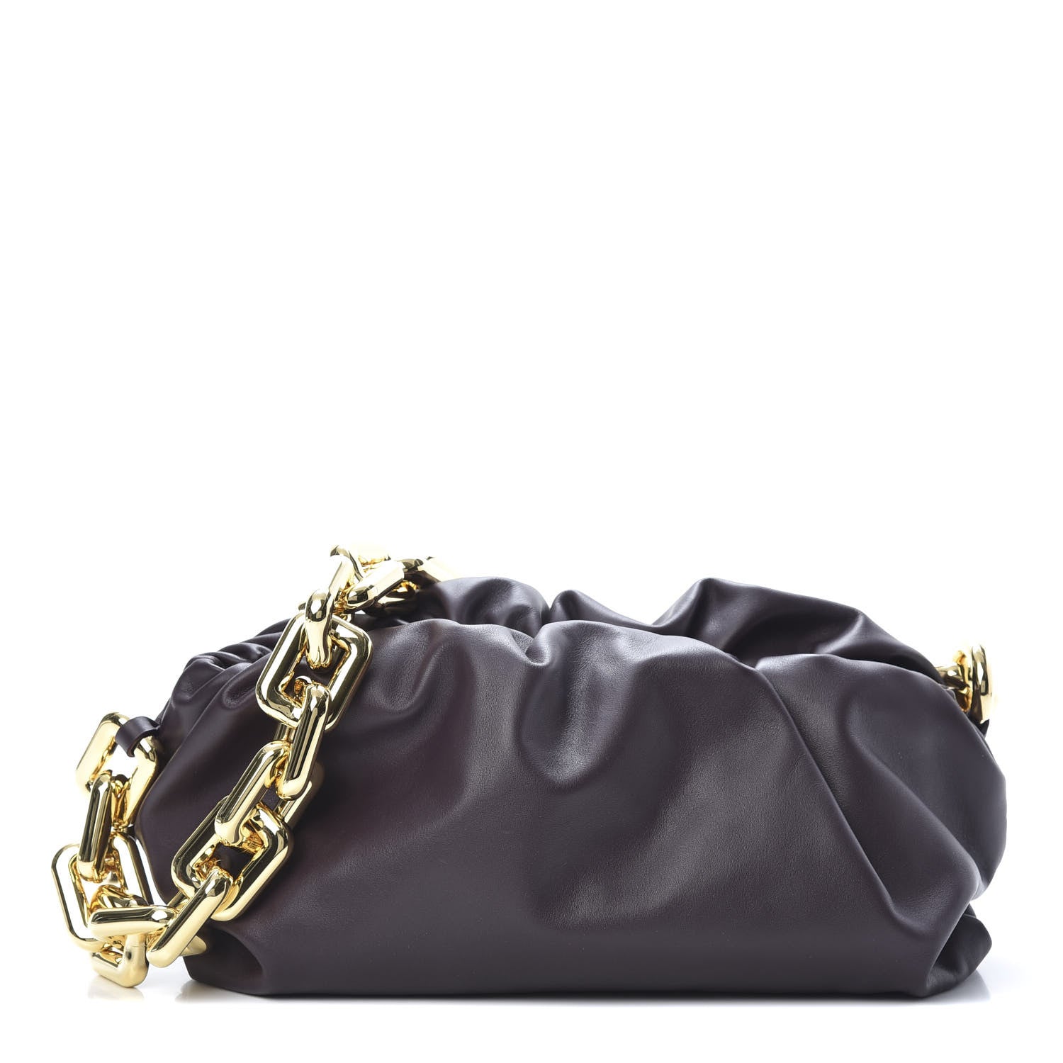 Bottega Veneta Calfskin The Pouch Chain Grape 1 of 11