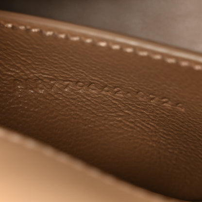 Saint Laurent Box Calfskin Mini Voltaire Shoulder Bag Dark Cork 8 of 11