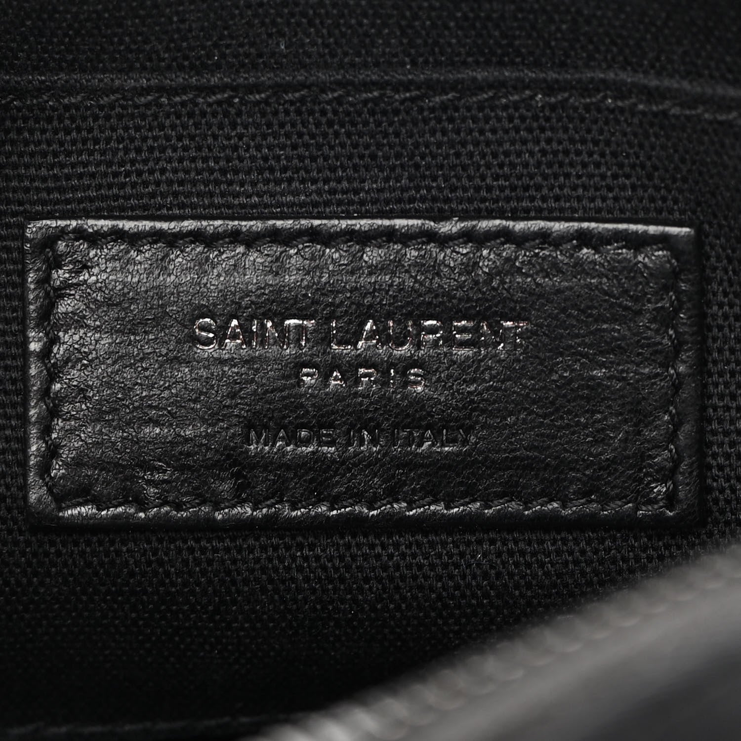 Saint Laurent Lambskin Nylon Small Camp Camera Bag Black 6 of 13